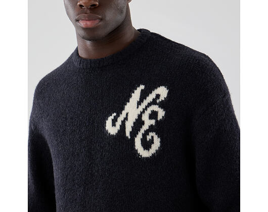 Svetr New Era - Branded Seasonal Knit Sweater - Navy