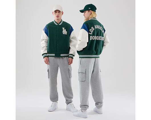 Bunda New Era - MLB Varsity Jacket - LA Dodgers - Cilantro Green