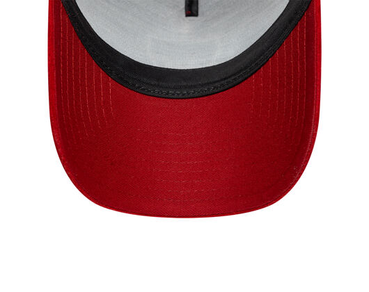Kšiltovka New Era - Faux Suede 9FORTY A-Frame Trucker - AS Roma - Red