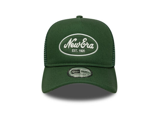 Kšiltovka New Era - Branded Oval Foam Patch 9FORTY A-Frame Trucker - Cilantro Green