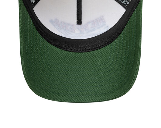 Kšiltovka New Era - Branded Graphic 9FORTY M-CROWN A-Frame Trucker - Cream / Cilantro Green