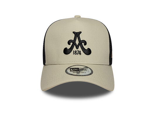 Kšiltovka New Era - Core Logo 9FORTY A-Frame Trucker - ASTON VILLA FC - Stone