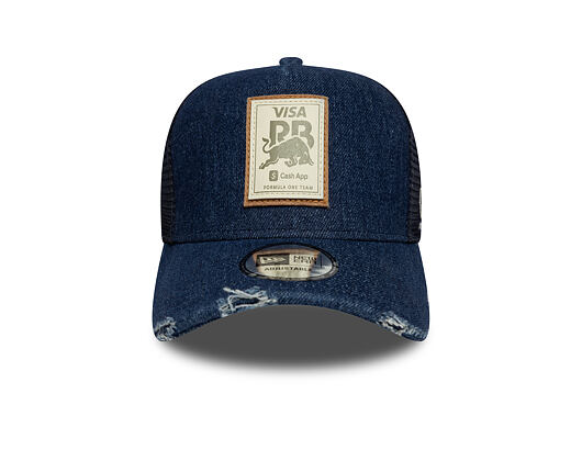Kšiltovka New Era - F1 Denim 9FORTY A-Frame Trucker - Visa Cash App RB - Black