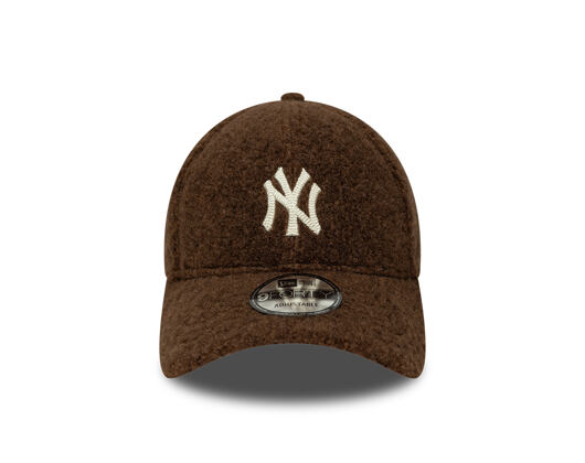 Kšiltovka New Era - MLB Winter Tedddy Fleece 9FORTY - NY Yankees - Deep Auburn