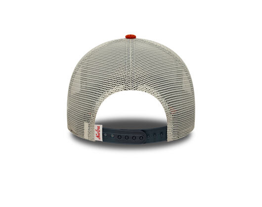 Kšiltovka New Era - Branded Patch Cord 9FORTY A-Frame Trucker - Navy / Warm Flame