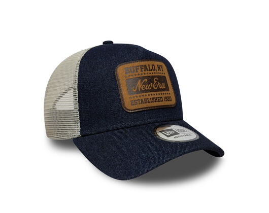 Kšiltovka New Era - Branded Patch Denim 9FORTY A-Frame Trucker - Royal