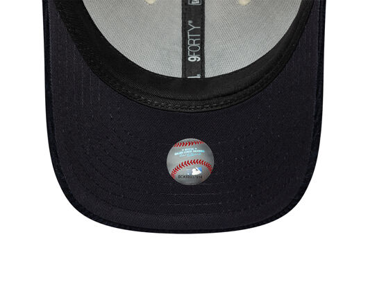 Kšiltovka New Era - MLB Cord 9FORTY M-CROWN - NY Yankees - Cream / Navy