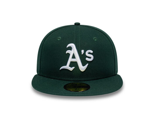Kšiltovka New Era - MLB League Essential 59FIFTY - Oakland Athletics - Green / White
