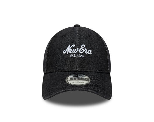 Kšiltovka New Era - Branded Denim 9FORTY - Black