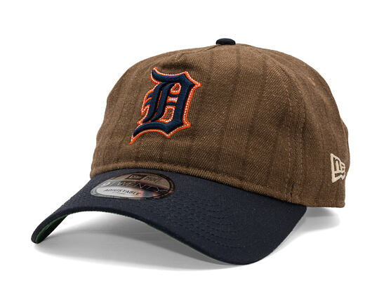 Kšiltovka New Era × Three Looms - Chestnut Pinstripe 9TWENTY A-Frame - Detroit Tigers