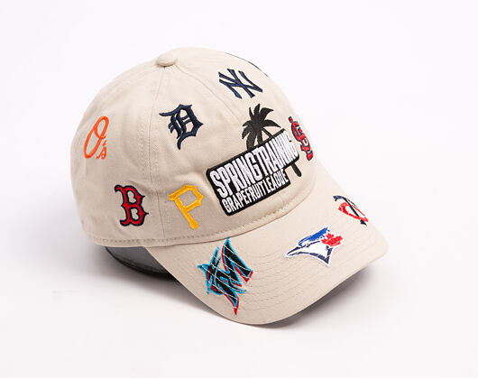 Kšiltovka New Era - MLB Grapefruit League Scatter 9TWENTY - Grapefruit League Logo - Stone