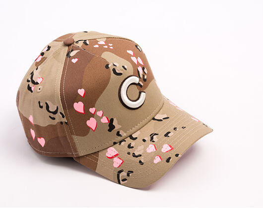 Kšiltovka New Era - MLB Camo Hearts - Chicago Cubs - MLB - Desert Camo