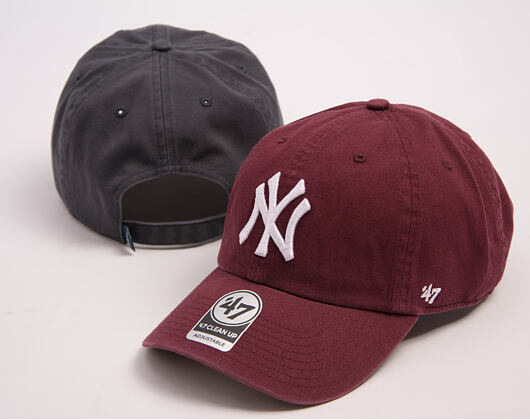 Kšiltovka 47 Brand MLB Clean Up - NY Yankees - Maroon