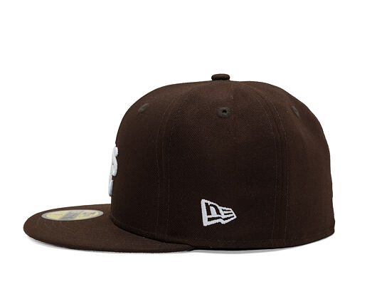 Kšiltovka New Era - MLB Seasonal 59FIFTY - Oakland Athletics - Burnt Wood - Brown