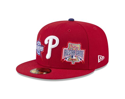 Kšiltovka New Era - MLB All Star Game 2026 59FIFTY - Philadelphia Phillies - Team Color - Scarlet
