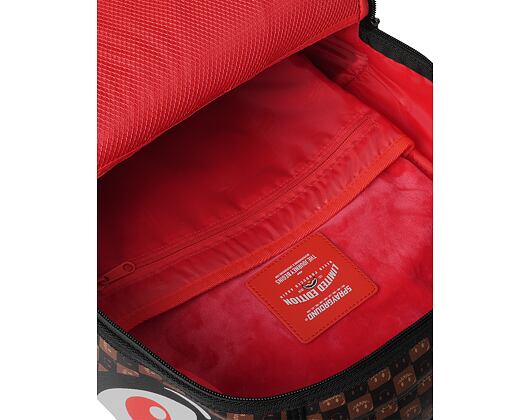 Batoh Sprayground - Sharks In Paris Wtf Bubble Brown Check Backpack