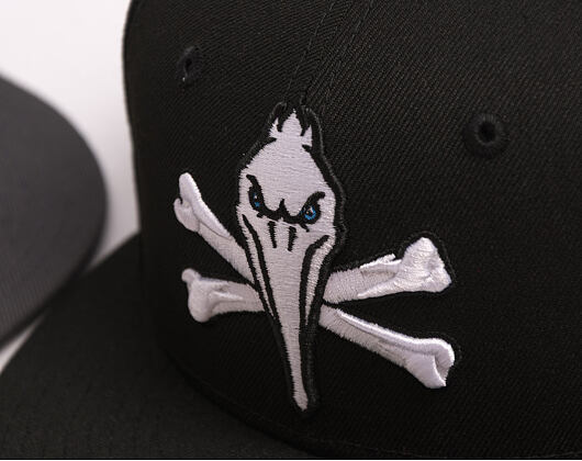 Kšiltovka New Era - MiLB Theme Nights 59FIFTY - Myrtle Beach Pelicans - Skull - Black