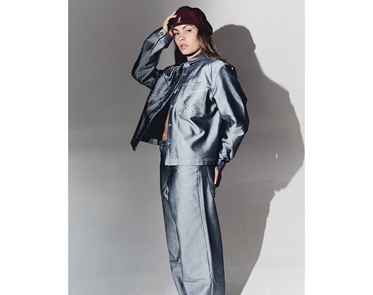 Džínová Bunda Karl Kani - Kani Jeans Cropped Silver Denim Jacket