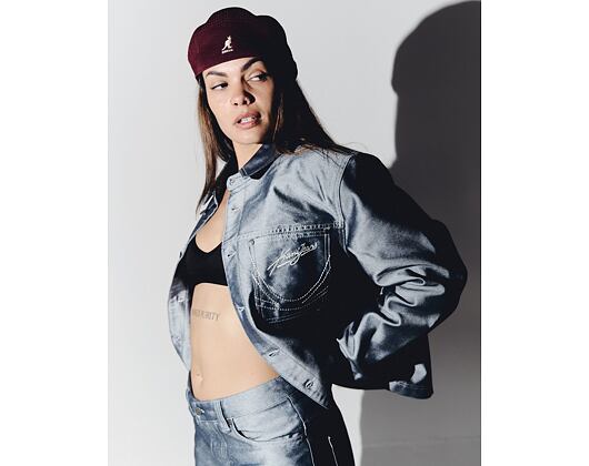 Džínová Bunda Karl Kani - Kani Jeans Cropped Silver Denim Jacket