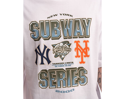 Triko New Era - MLB Subway Series Oversized Tee - MLB - White