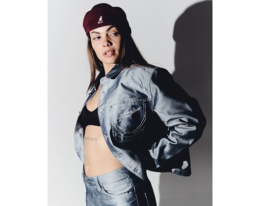 Džínová Bunda Karl Kani - Kani Jeans Cropped Silver Denim Jacket