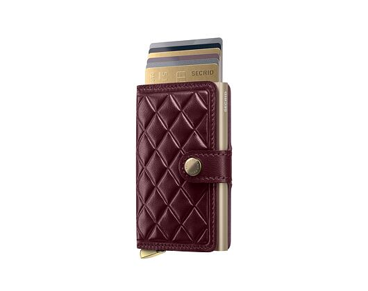 Peněženka Secrid - Miniwallet Emboss Diamond Premium - Bordeaux