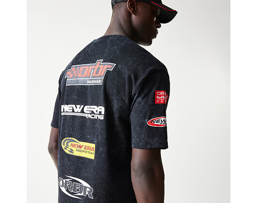 Triko New Era - F1 Graphic Oversized Tee - RED BULL F1 - Black