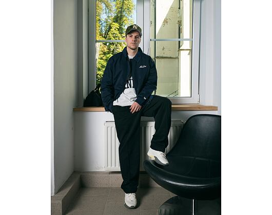 Bunda New Era - Branded Shacket - Navy - Zip Front