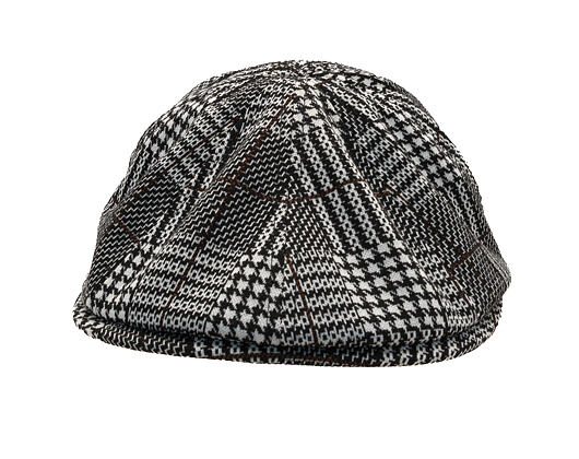 Kšiltovka Kangol - Pattern Flexfit Cap - Black Plaid