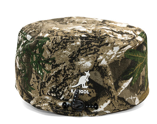 Kšiltovka Kangol - Interlock Pillbox Cap - Nature Camo