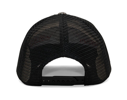 Kšiltovka Ed Hardy - Unisex Live Fast Love Hard 5 Panel Trucker Cap - Black