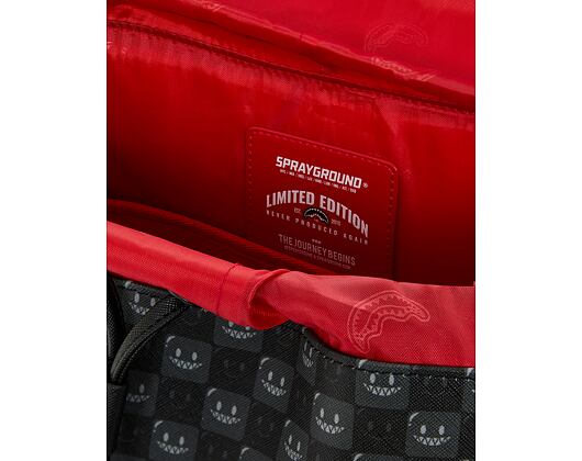 Batoh Sprayground Sharks In Paris Wtf Bubbly Black Check Monte Carlo