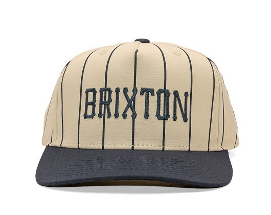 Kšiltovka Brixton - Homerun Snapback - Off White/Washed Navy