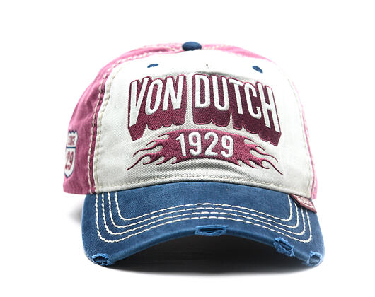Kšiltovka Von Dutch - Baseball - Embroidery - Red / Navy