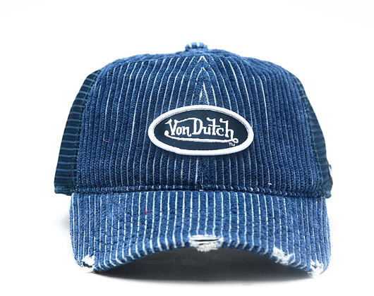 Kšiltovka Von Dutch - Baseball - Striped Corduroy Patch - Navy