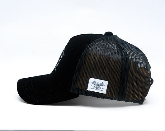 Dámská Kšiltovka Von Dutch - Baseball - Velvet Rhinestone Logo - Black
