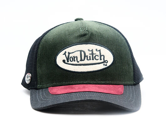 Kšiltovka Von Dutch - Trucker - Bi-Material Visor Patch - Green