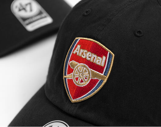 Kšiltovka '47 Brand - Clean Up Arsnfc - Arsenal FC - Black