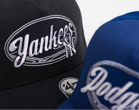 Kšiltovka '47 Brand - MLB Enfield Offside Dt CLEAN UP - NY Yankees - Navy