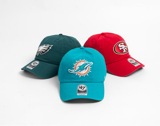 Kšiltovka '47 Brand - NFL CLEAN UP - Miami Dolphins