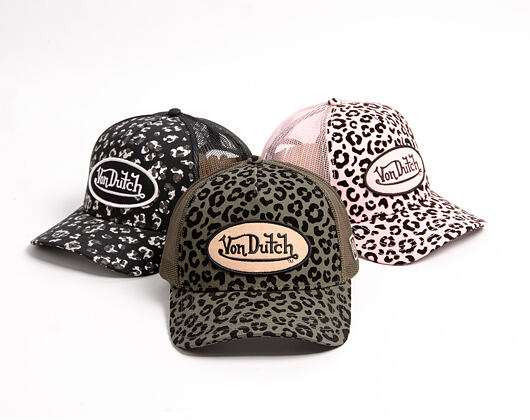 Dámská Kšiltovka Von Dutch - Baseball - Velvet Print Embroidery - Camo
