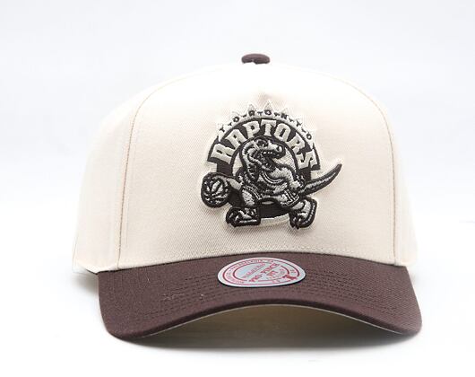 Kšiltovka Mitchell & Ness - NBA Brown And Cream Pro Snapback Hwc - Toronto Raptors - Cream