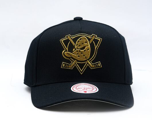 Kšiltovka Mitchell & Ness - NHL Black And Gold Pro Snapback Vntg - Anaheim Ducks - Black