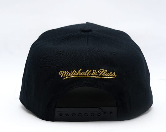 Kšiltovka Mitchell & Ness - NHL Black And Gold Pro Snapback - Chicago Blackhawks - Black