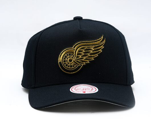 Kšiltovka Mitchell & Ness - NHL Black And Gold Pro Snapback - Detroit Red Wings - Black