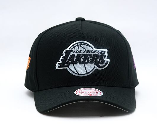 Kšiltovka Mitchell & Ness - NBA 404 Club Neon Pro Snapback - Los Angeles Lakers - Black