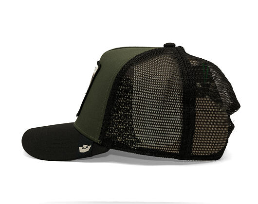 Kšiltovka Goorin - Bandit Trucker - Raccoon - Palm