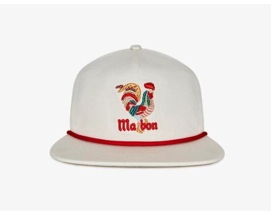 Kšiltovka Malbon - Rooster Snapback - Cream