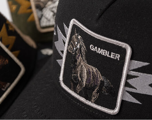 Kšiltovka Goorin - Canyon Gambler - Horse - Black