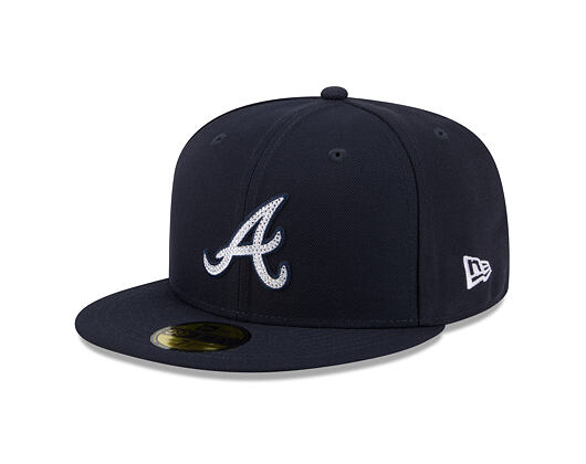 Kšiltovka New Era - MLB Rhinestone Badge 59FIFTY - Atlanta Braves - Team Color